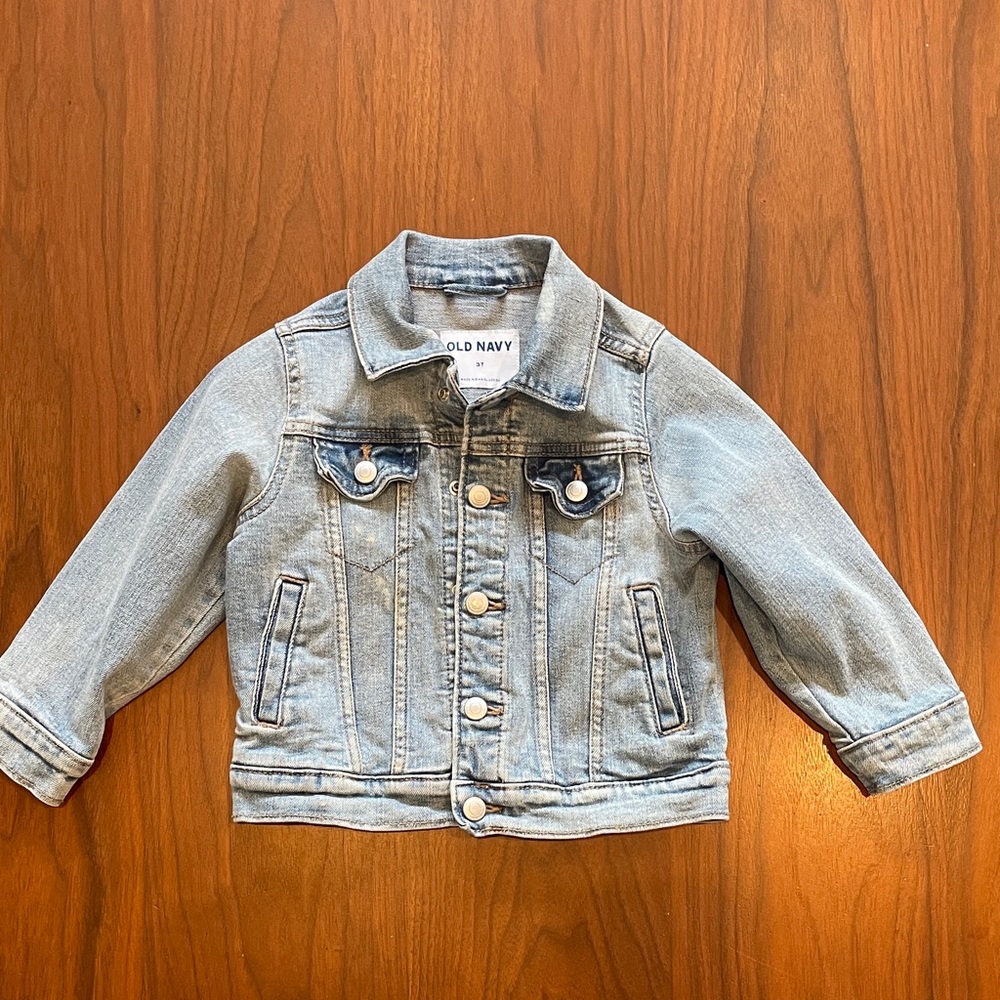 Old Navy Kids Light Blue Jean Jacket
